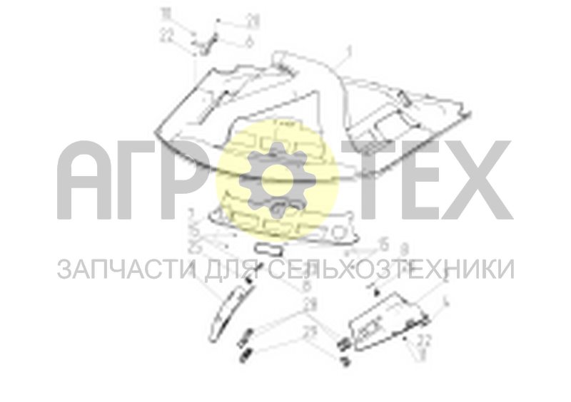 Чертеж Потолок (МРУ-2.00.200)